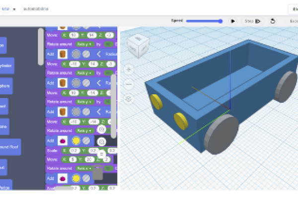 Coding e Oggetti 3D con Tinkercad Codeblocks 3